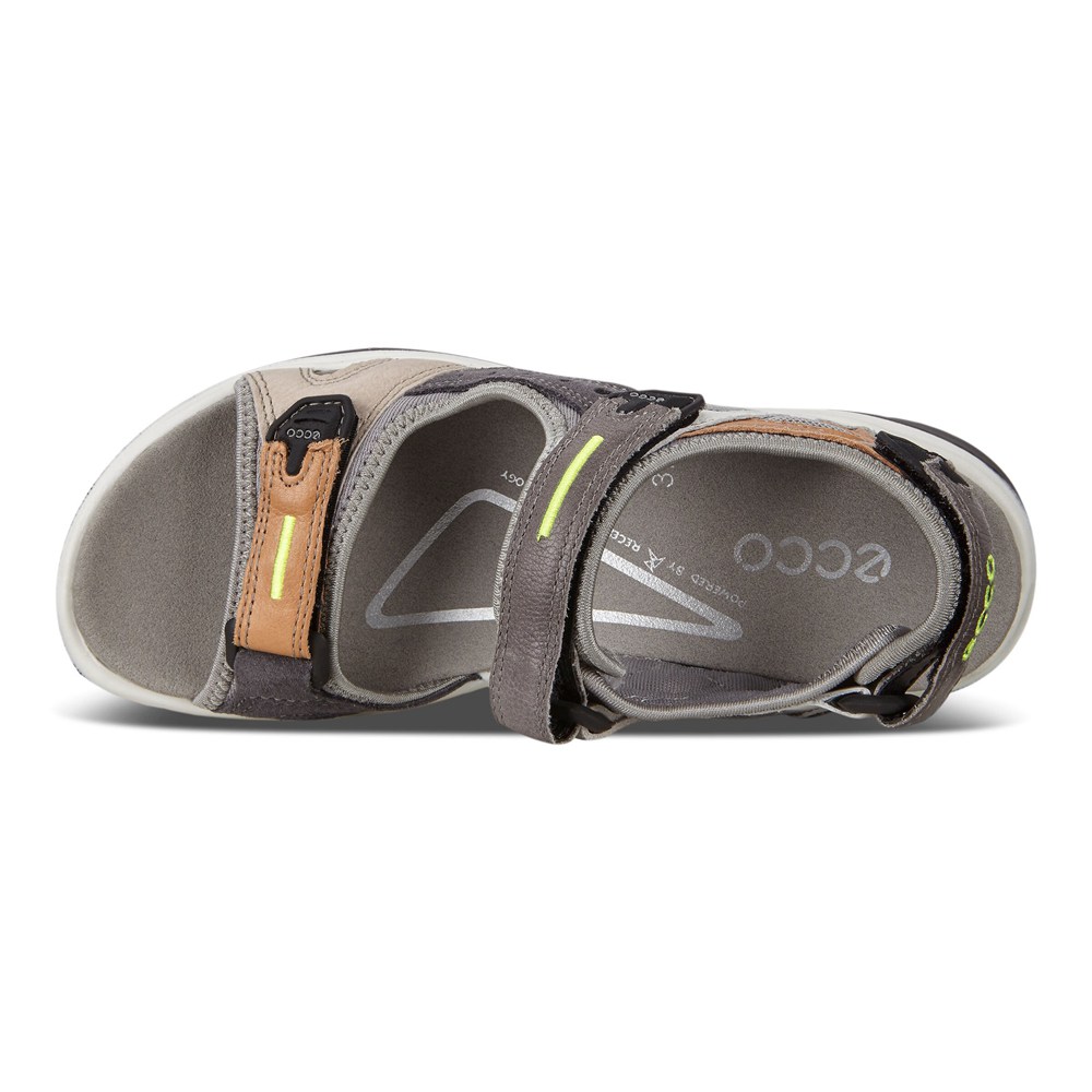 Womens Sandals - ECCO Offroad Flat - Multicolor - 5980OHKTB